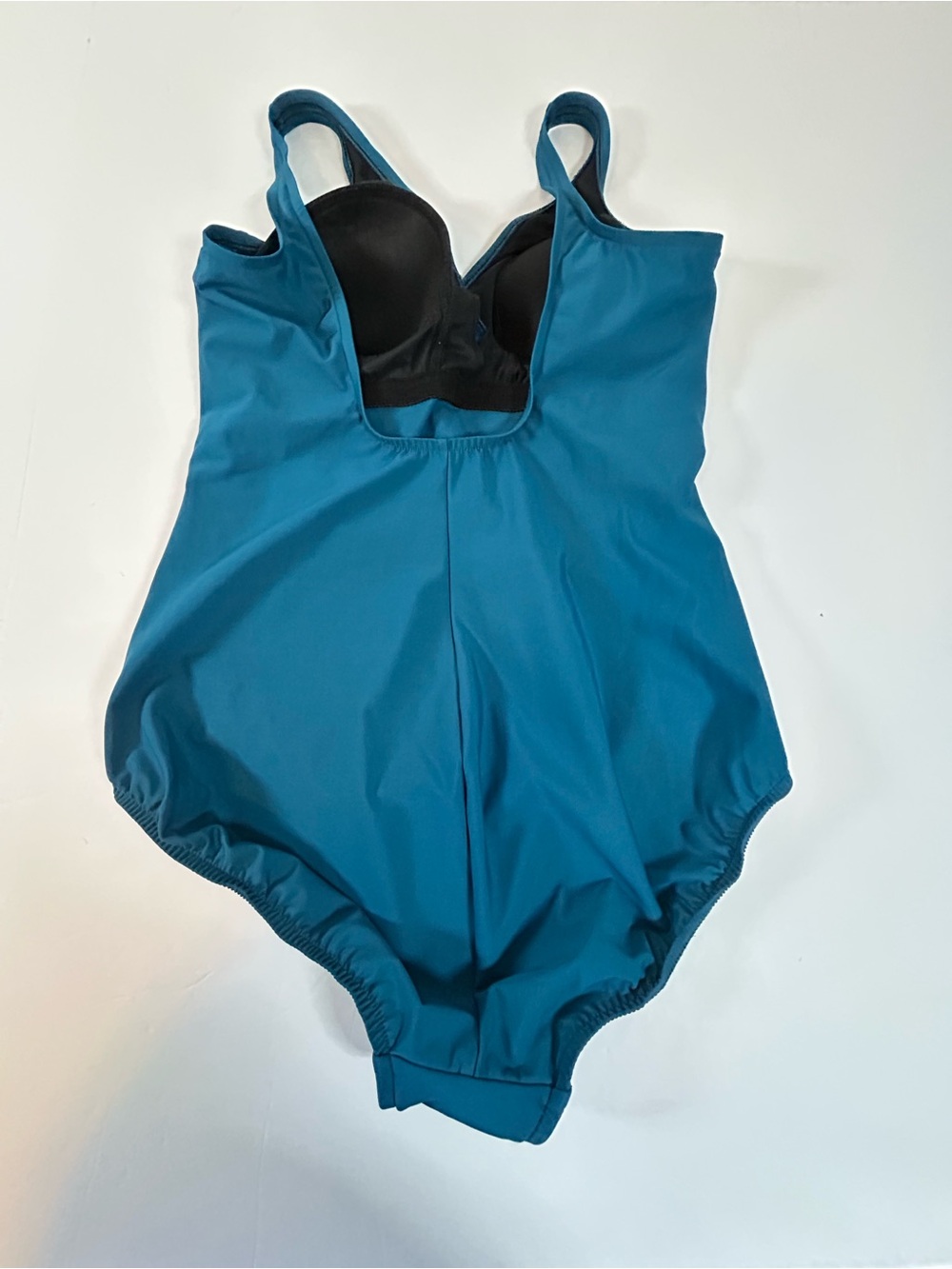 Miraclesuit Teal One-Piece Swimsuit with Wrap Front - Picture 7 of 10